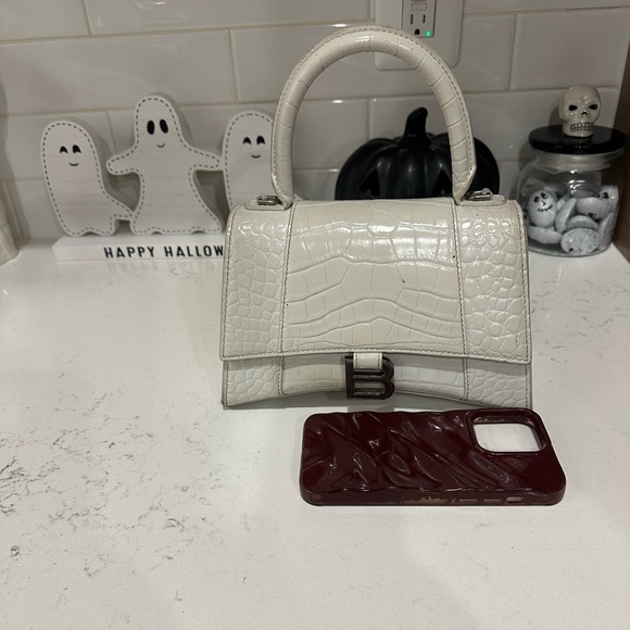 Balenciaga Hourglass Bag White - Picture 14 of 15